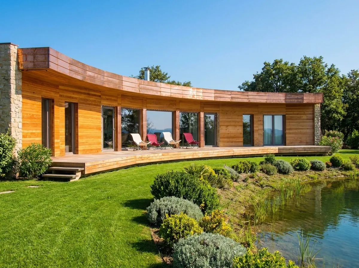 Realizzazione Technowood — Club house sul lago