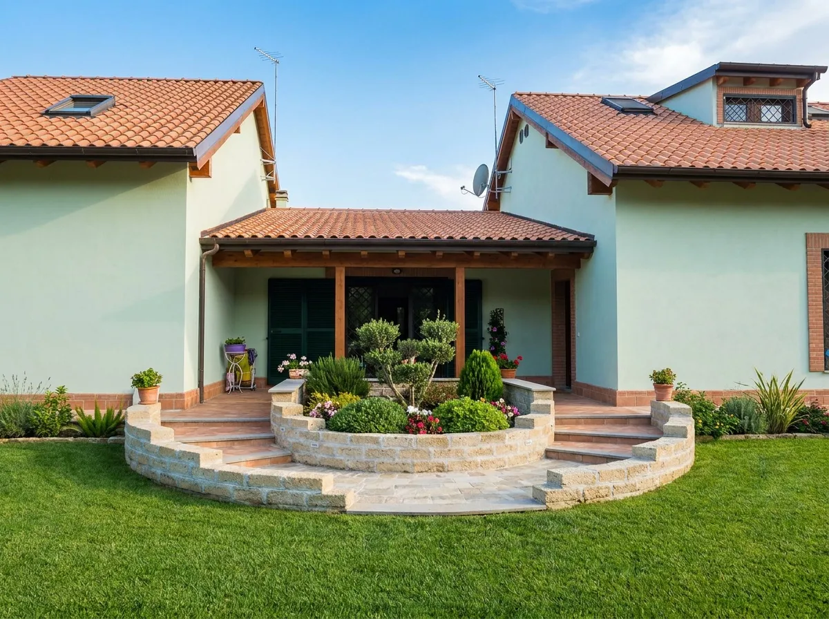 Realizzazione Technowood — Villa con corte