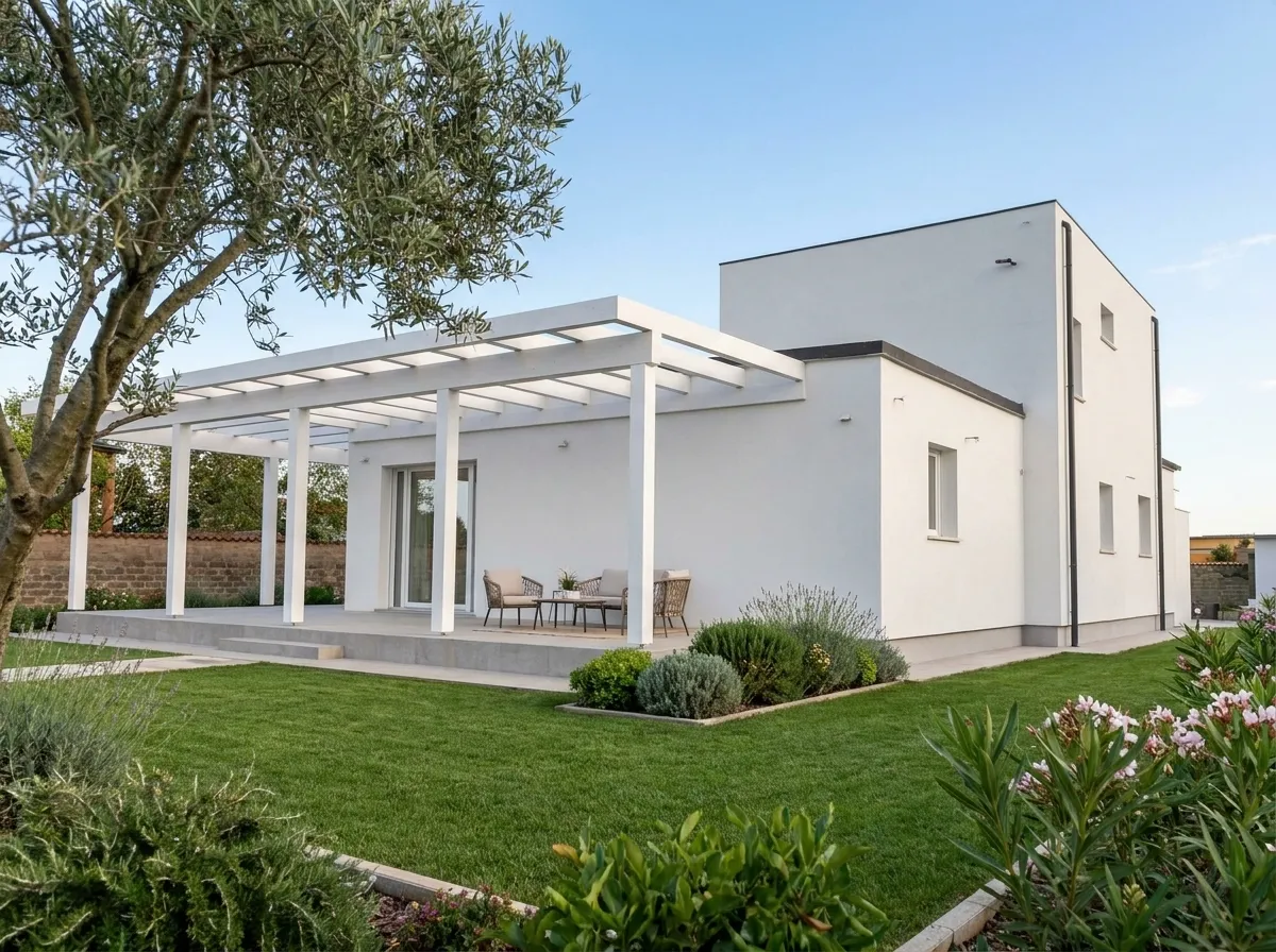 Realizzazione Technowood — Villa mediterranea